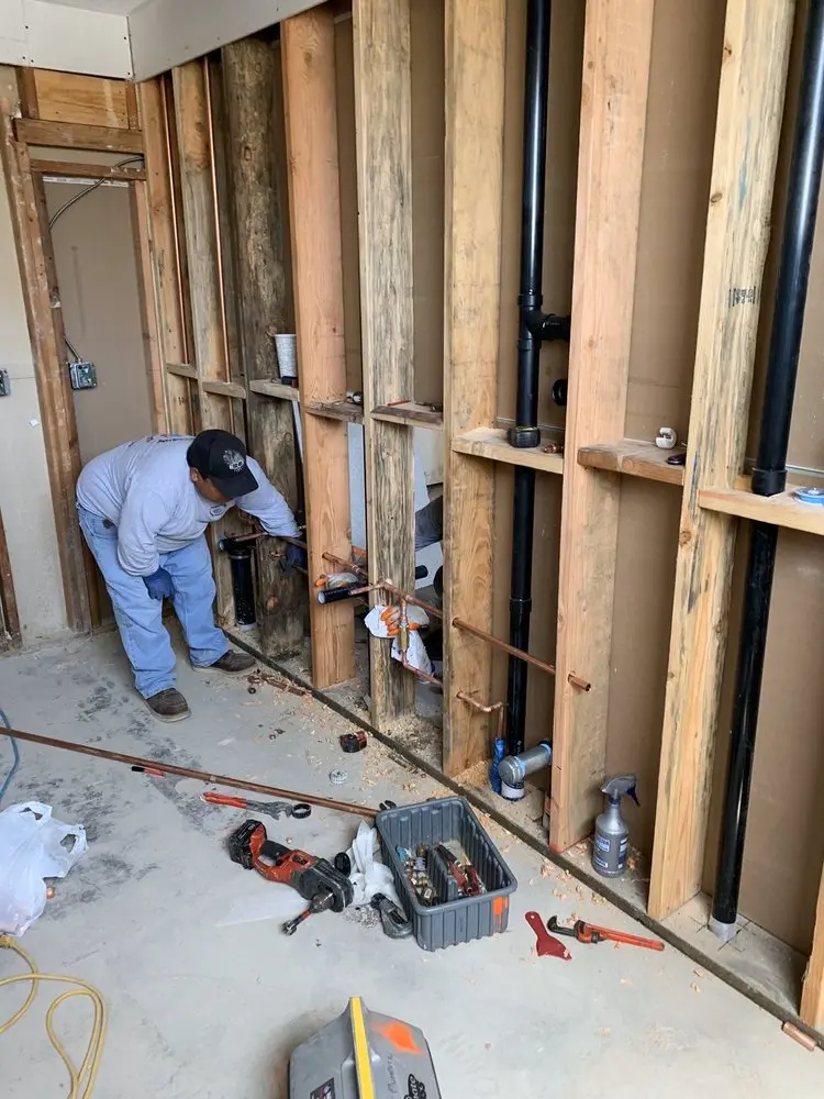 Commercial rough-in plumbing for Commercial Plumbing in Donnays Oak Park